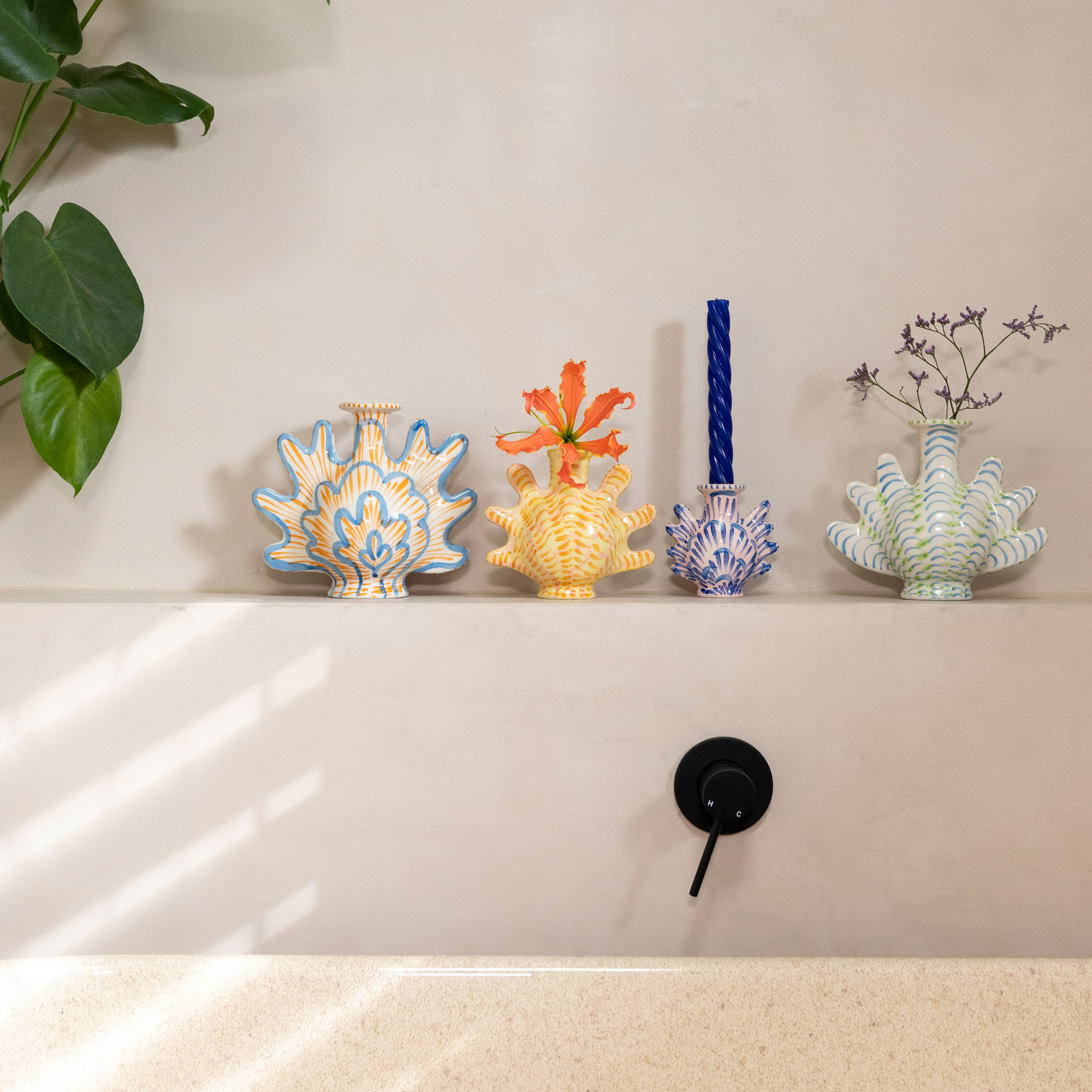 Candle holder Shellegance tiny Candle holders &k Amsterdam